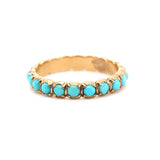 Georgian Turquoise Eternity Ring-Charlotte Sayers Antique Jewellery