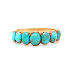 Georgian Turquoise Ring-Charlotte Sayers Antique Jewellery