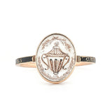 Georgian Urn Memorial Ring-Charlotte Sayers Antique Jewellery