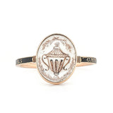 Georgian Urn Memorial Ring-Charlotte Sayers Antique Jewellery