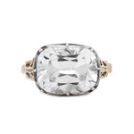 Georgian White Topaz Ring-Charlotte Sayers Antique Jewellery