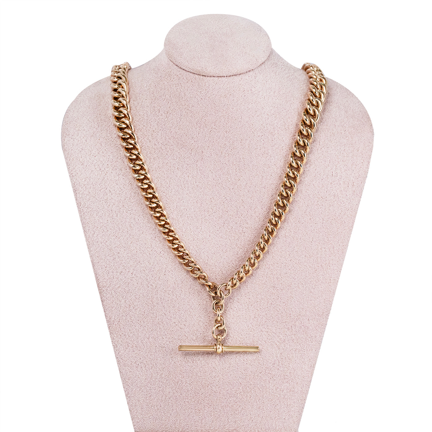 Gold Albert Chain-Charlotte Sayers Antique Jewellery