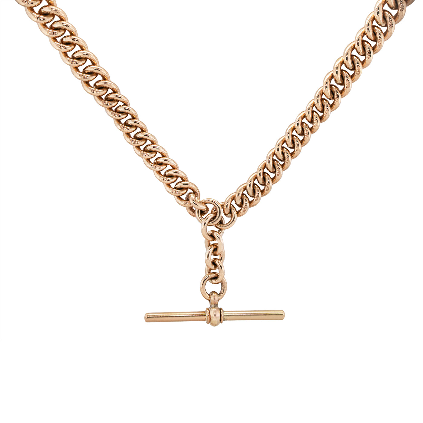 Gold Albert Chain-Charlotte Sayers Antique Jewellery