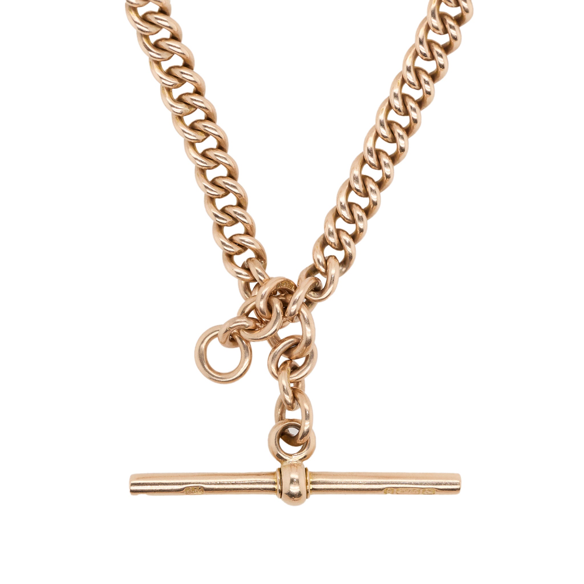 Gold Albert Chain-Charlotte Sayers Antique Jewellery