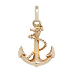 Gold Anchor Pednant-Charlotte Sayers Antique Jewellery