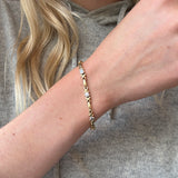 Gold Brilliant-Cut Diamond Bracelet-Charlotte Sayers Antique Jewellery