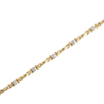 Gold Brilliant-Cut Diamond Bracelet-Charlotte Sayers Antique Jewellery