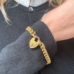 Gold Chain Bracelet-Charlotte Sayers Antique Jewellery