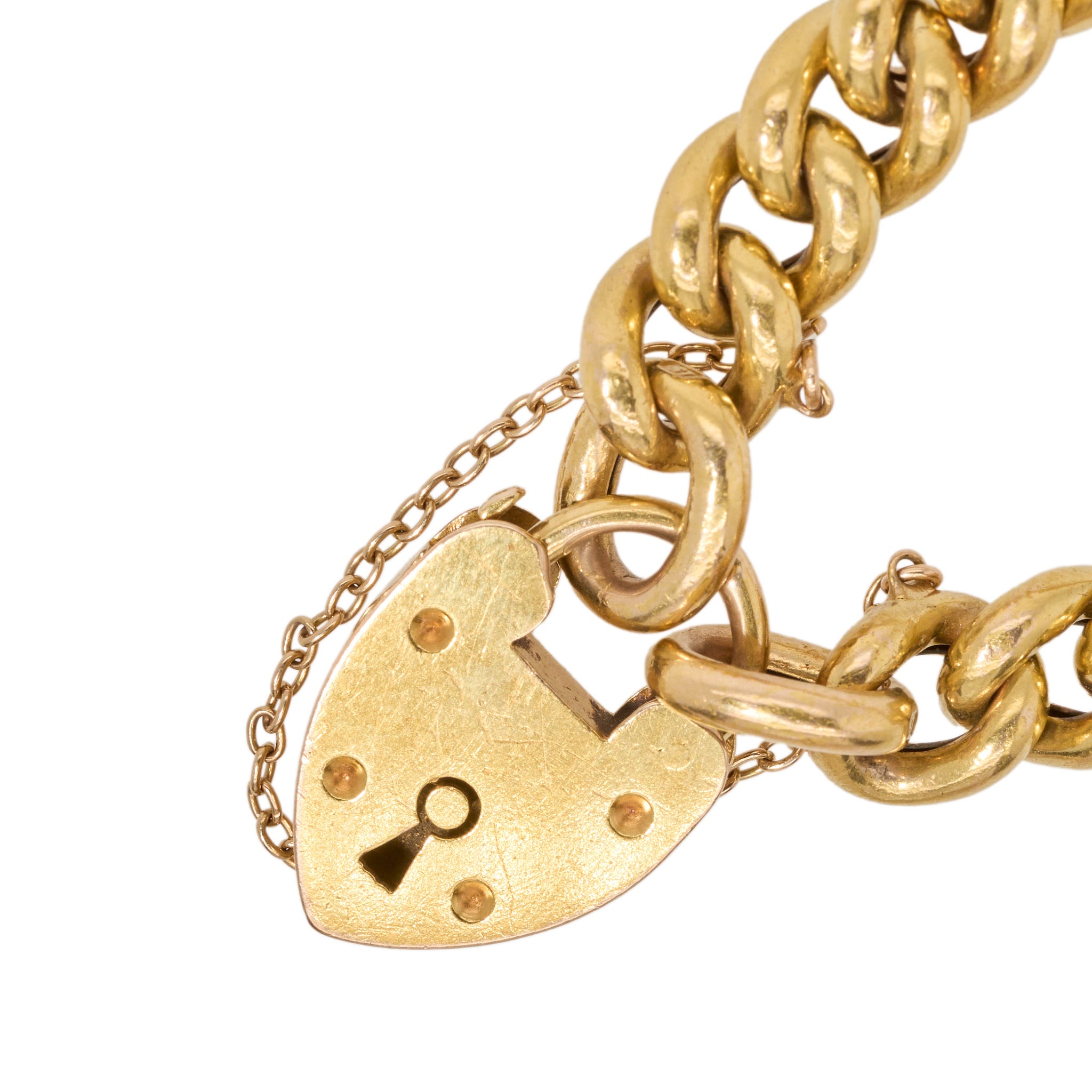 Gold Chain Bracelet-Charlotte Sayers Antique Jewellery