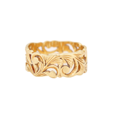 Gold Chased Band Ring