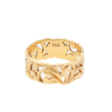 Gold Chased Band Ring