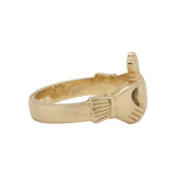 Gold Claddagh Ring-Charlotte Sayers Antique Jewellery