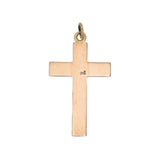 Gold Cross Pendant-Charlotte Sayers Antique Jewellery