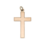 Gold Cross Pendant-Charlotte Sayers Antique Jewellery