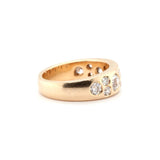 Gold Diamond Bubble Ring-Charlotte Sayers Antique Jewellery