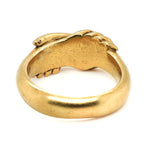 Gold Fede Ring-Charlotte Sayers Antique Jewellery