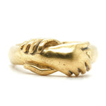 Gold Fede Ring-Charlotte Sayers Antique Jewellery