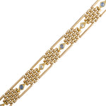 Gold Gate-Link Bracelet-Charlotte Sayers Antique Jewellery