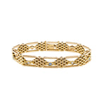 Gold Gate-Link Bracelet-Charlotte Sayers Antique Jewellery