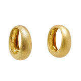 Gold Hoop Earring-Charlotte Sayers Antique Jewellery