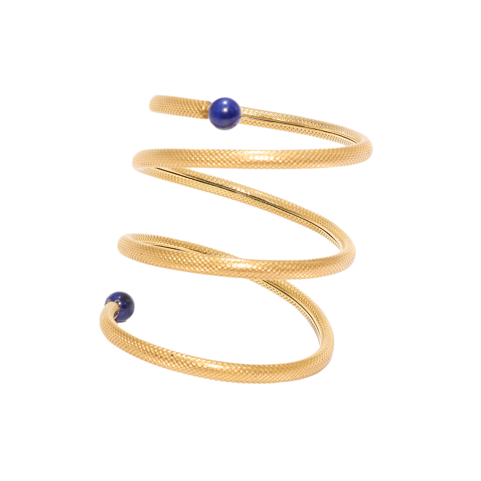 Gold & Lapis Braclet-Charlotte Sayers Antique Jewellery
