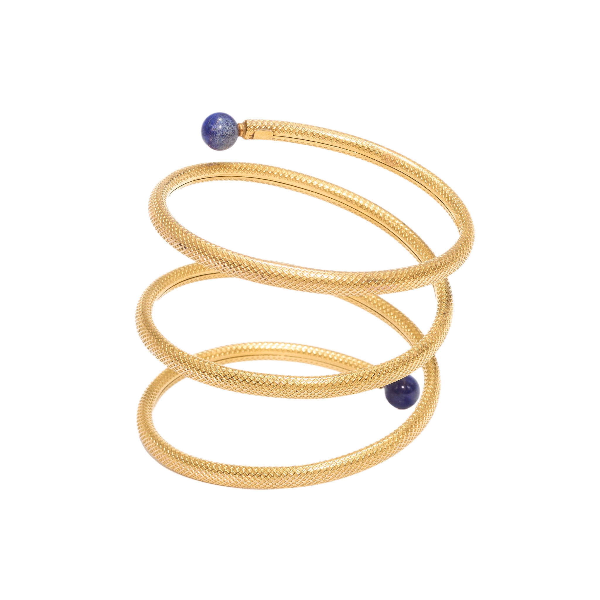 Gold & Lapis Braclet-Charlotte Sayers Antique Jewellery
