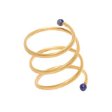 Gold & Lapis Braclet-Charlotte Sayers Antique Jewellery