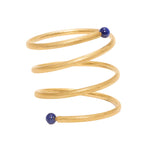 Gold & Lapis Braclet-Charlotte Sayers Antique Jewellery