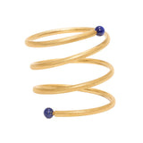 Gold & Lapis Braclet-Charlotte Sayers Antique Jewellery