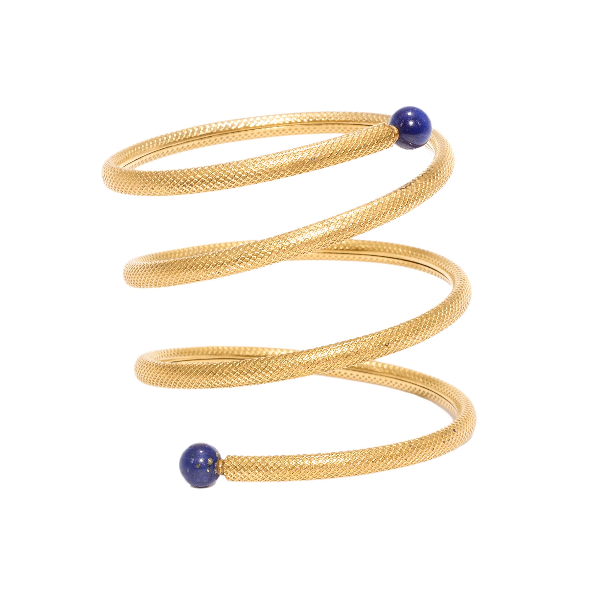Gold & Lapis Braclet-Charlotte Sayers Antique Jewellery