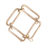 Gold Link Bracelet-Charlotte Sayers Antique Jewellery
