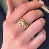 Gold Puzzle Ring-Charlotte Sayers Antique Jewellery