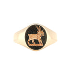 Gold Signet Ring-Charlotte Sayers Antique Jewellery