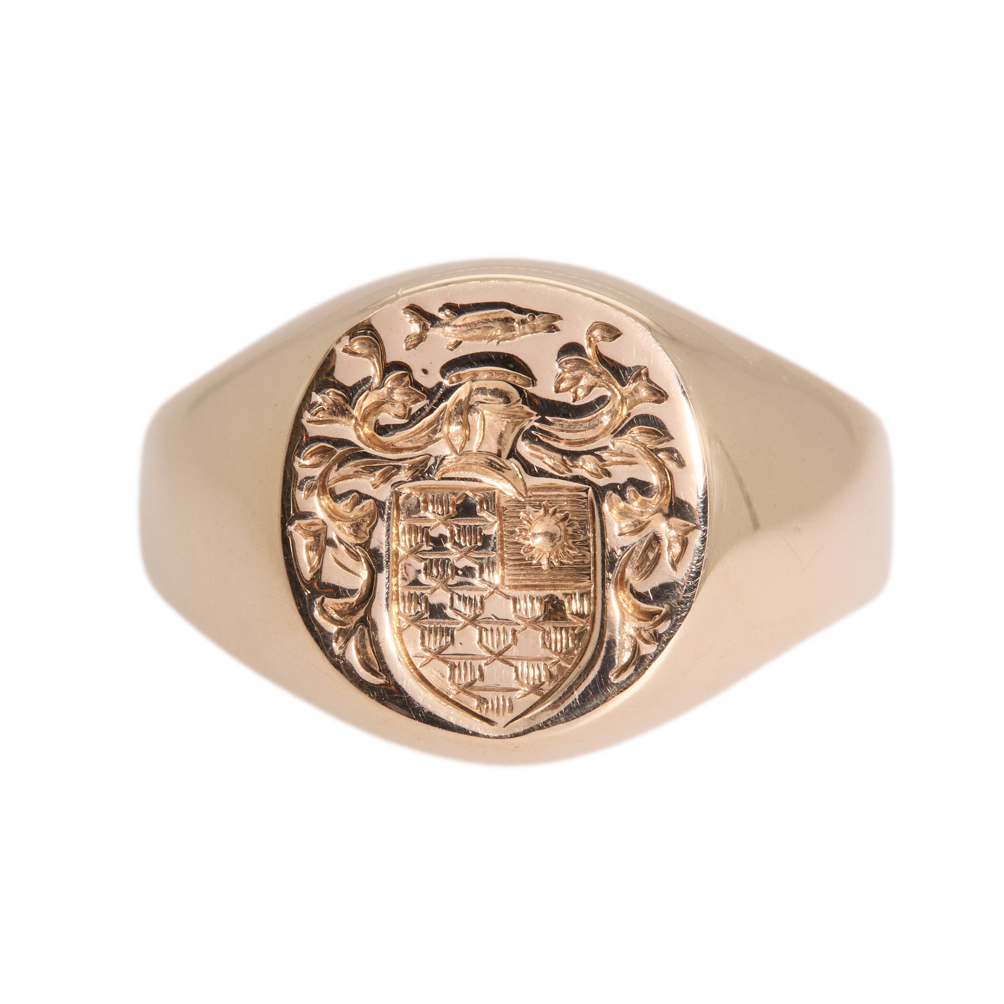 Gold Signet Ring-Charlotte Sayers Antique Jewellery