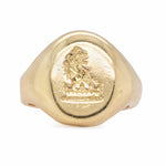 Gold Signet Ring-Charlotte Sayers Antique Jewellery