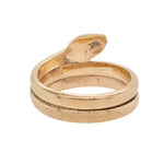 Gold Snake Ring-Charlotte Sayers Antique Jewellery