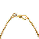 Gold Woven Link Chain-Charlotte Sayers Antique Jewellery