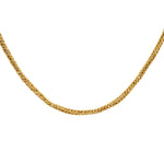 Gold Woven Link Chain-Charlotte Sayers Antique Jewellery
