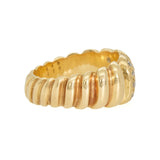 Gold and Diamond Band Ring-Charlotte Sayers Antique Jewellery