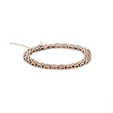 Gold and Platinum Gate Bracelet-Charlotte Sayers Antique Jewellery