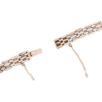Gold and Platinum Gate Bracelet-Charlotte Sayers Antique Jewellery