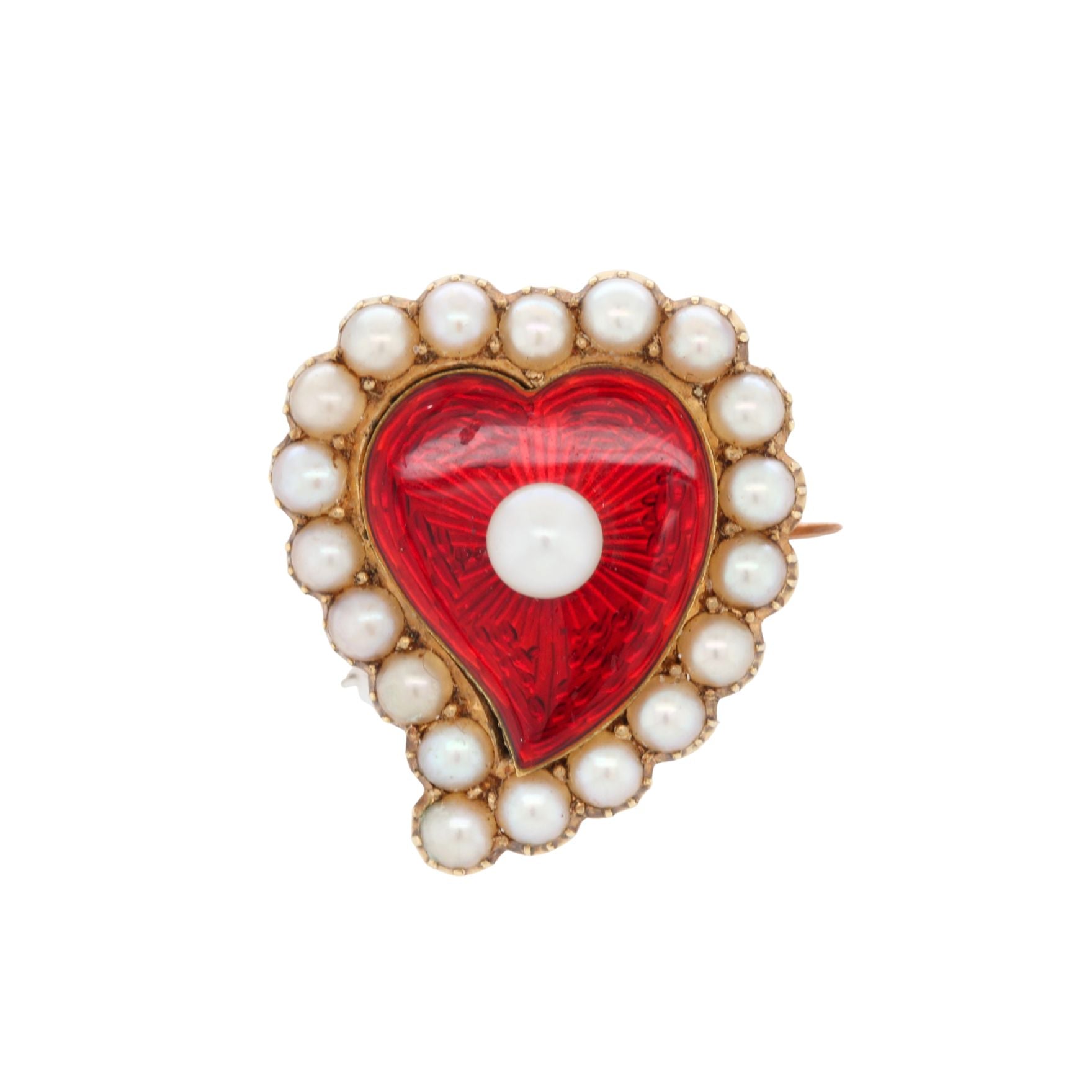 Guilloché Witches Heart-Charlotte Sayers Antique Jewellery