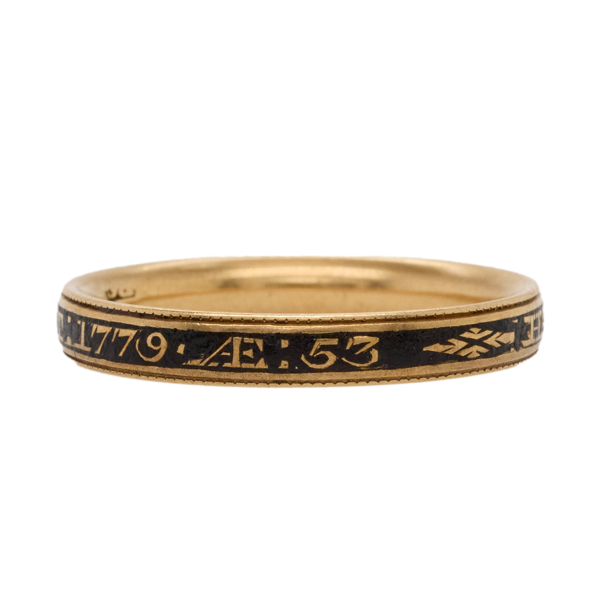 H Peyton Mourning Ring-Charlotte Sayers Antique Jewellery