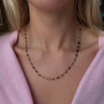 Harlequin Multi Gemstone Necklace-Charlotte Sayers Antique Jewellery