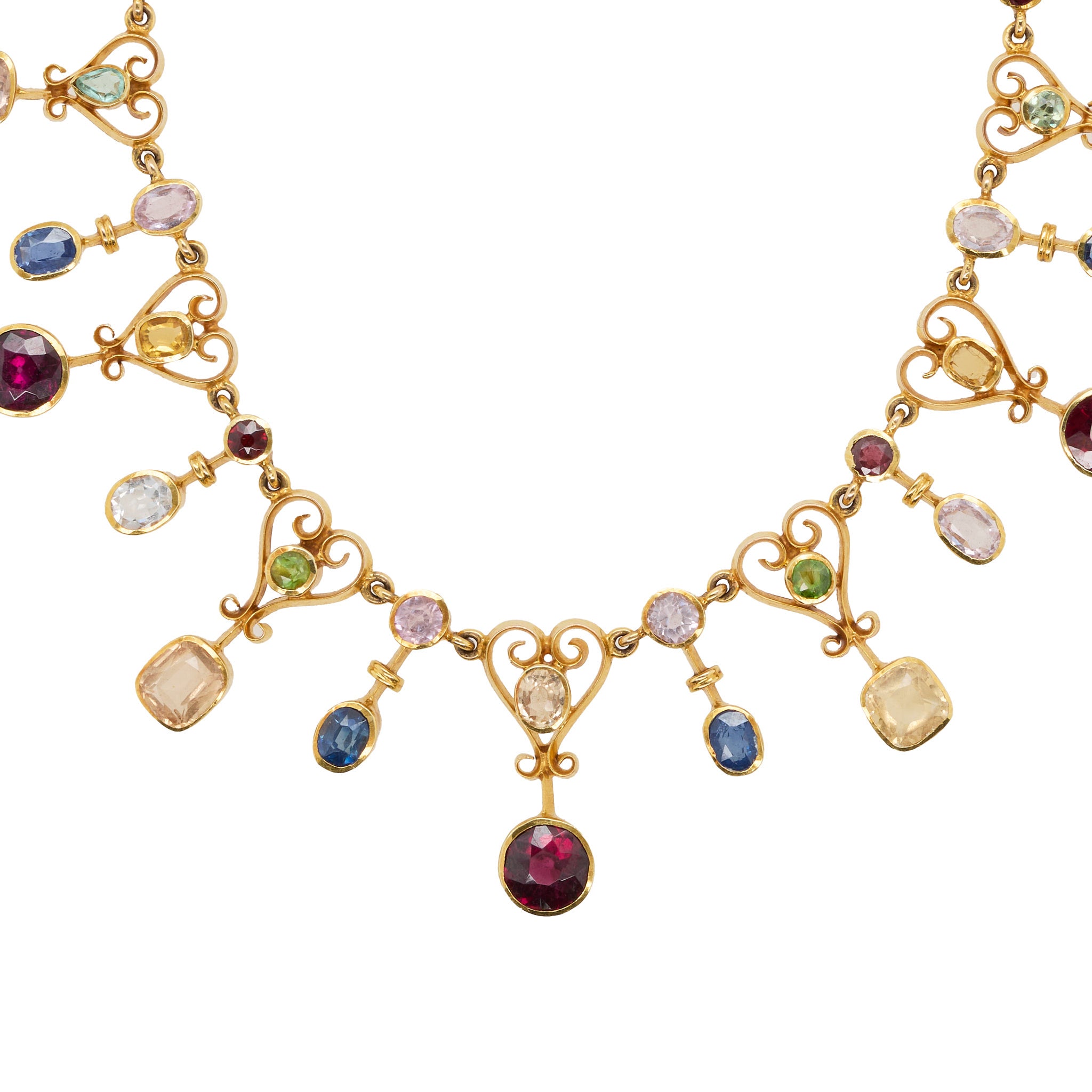 Harlequin Necklace-Charlotte Sayers Antique Jewellery