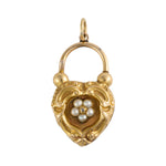 Heart Padlock-Charlotte Sayers Antique Jewellery