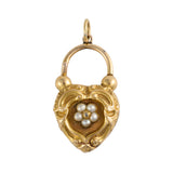 Heart Padlock-Charlotte Sayers Antique Jewellery