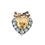 Heart Shaped Clip By Dorrie Nossiter-Charlotte Sayers Antique Jewellery