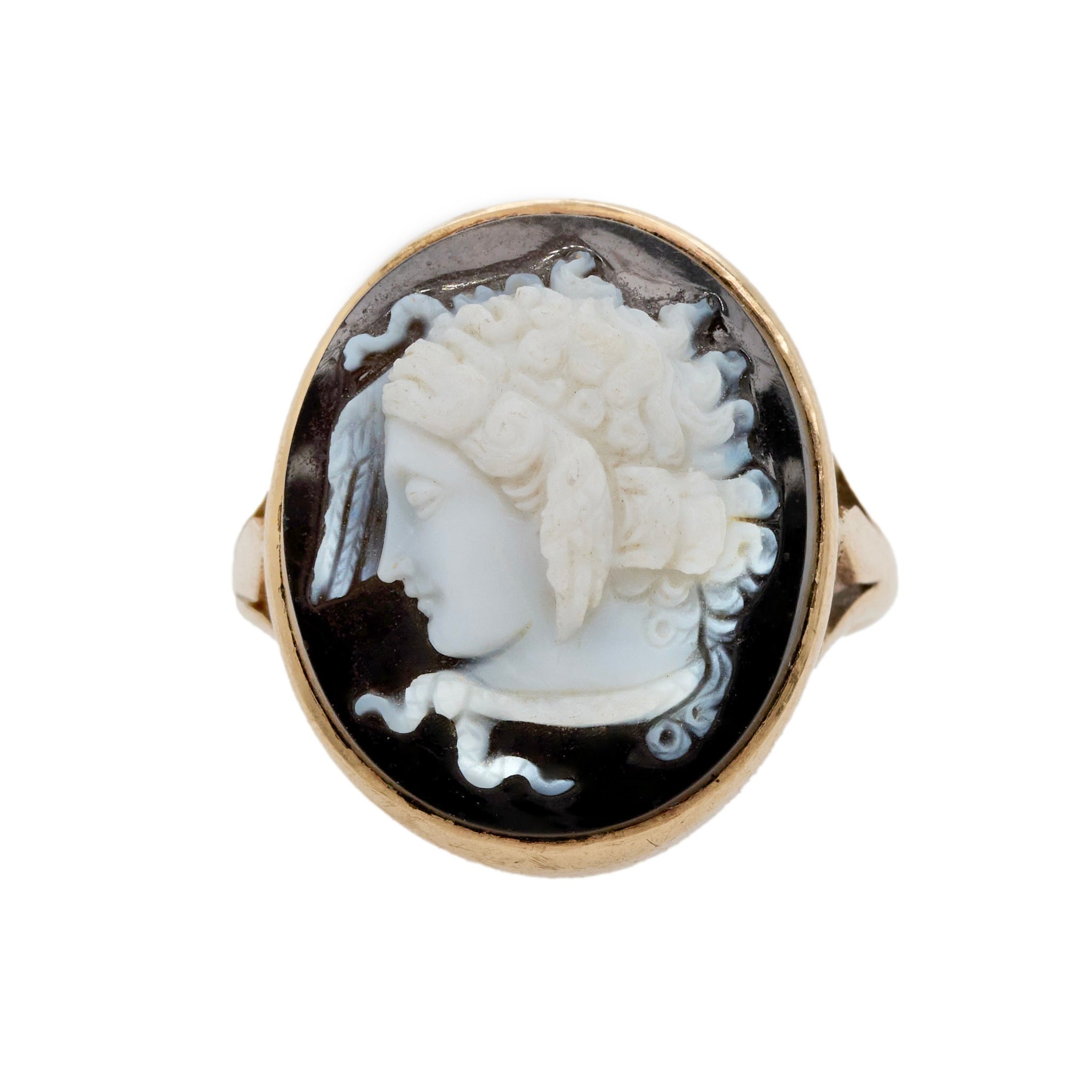Hermes Cameo Ring-Charlotte Sayers Antique Jewellery