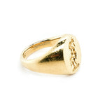 Heron and Snake Signet Ring-Charlotte Sayers Antique Jewellery